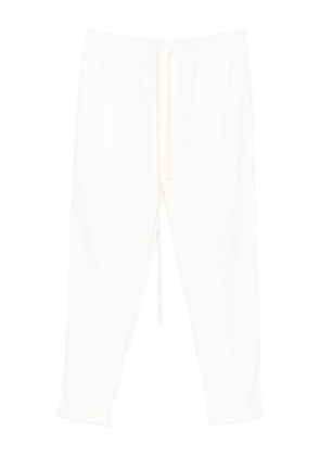 HAMZA drawstring-fastening trousers - White