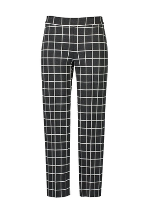 High Sport Louis grid-pattern trousers - Black