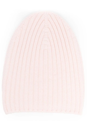 Barrie ribbed-knit cashmere beanie - Pink