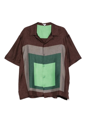 LOEWE silk shirt - Brown