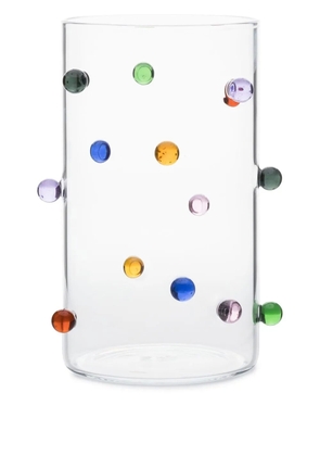 Maison Balzac Pomponette glass vase (21cm) - Neutrals