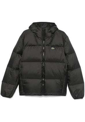 Lacoste hooded padded jacket - Black