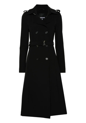 Patrizia Pepe double-breasted trench coat - Black