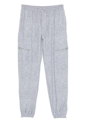 Eleventy mélange-effect track pants - Grey