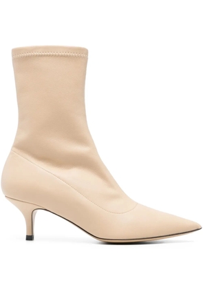P.A.R.O.S.H. pointed-toe ankle boots - Neutrals