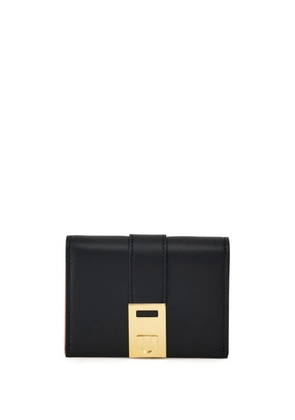 Ferragamo Hug two-tone leather wallet - Black