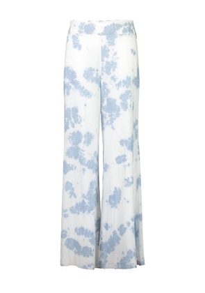 JBQ Martina tie-dye wide-leg trousers - White
