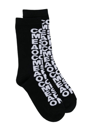 Comme Des Garçons logo-motif socks - Black