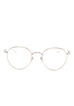 Masunaga GMS-128T round-frame glasses - Gold
