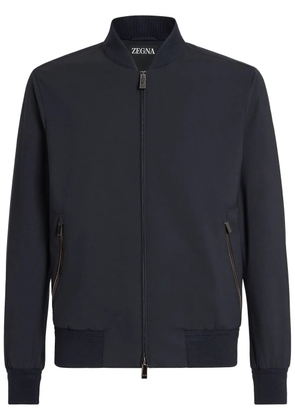 Zegna Trofeo Elements wool bomber jacket - Blue