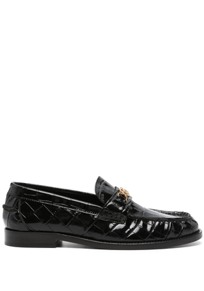 Versace Medusa '95 crocodile-embossed loafers - Black