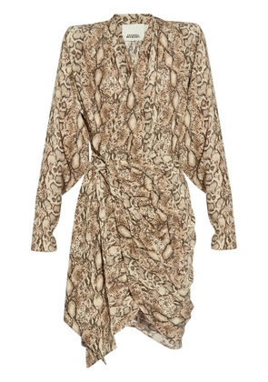 ISABEL MARANT Cleora midi dress - Neutrals