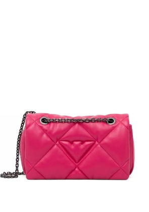Emporio Armani quilted crossbody bag - Pink