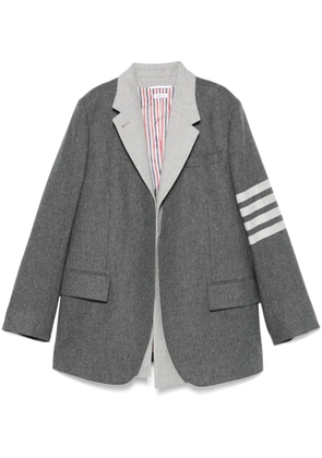 Thom Browne flannel blazer set - Grey