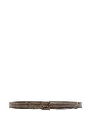 MALIPARMI embossed buckle belt - Brown