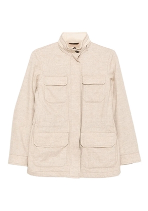 N.Peal Avola Herringbone jacket - Neutrals