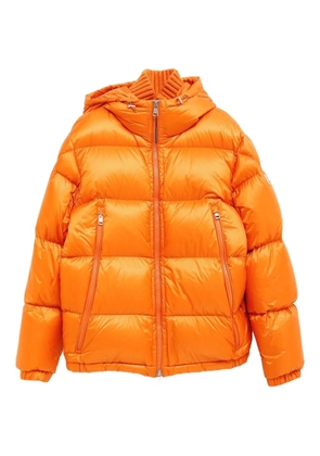 Moncler snap button short jacket - Orange