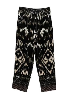 Pierre-Louis Mascia elasticated tapered trousers - Black