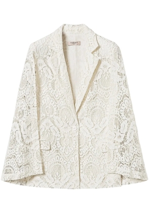 TWINSET lace blazer - White