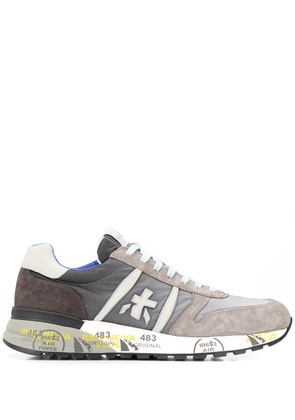 Premiata Lander stamped sole sneakers - Grey