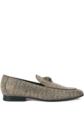 Kurt Geiger London Hugh Eagle flat loafers - Gold