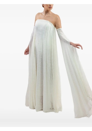 Lethicia Bronstein Lily off-the-shoulder lace dress - White