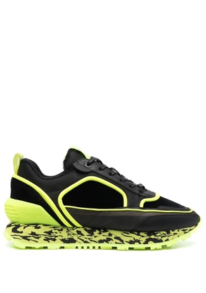 Balmain contrast-sole low-top sneakers - Black