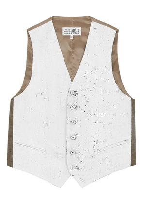 MM6 Maison Margiela button-up waistcoat - White
