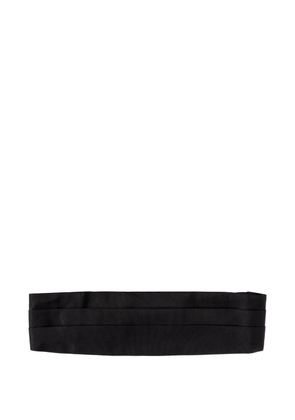 Giorgio Armani silk tuxedo cummerbund - Black