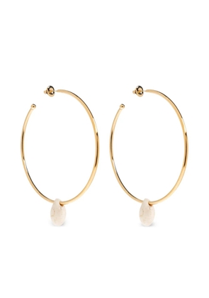 ISABEL MARANT pendant hoop earrings - Gold