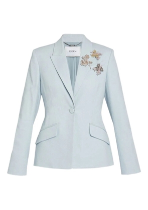 ERDEM embellished single-breasted blazer - Blue