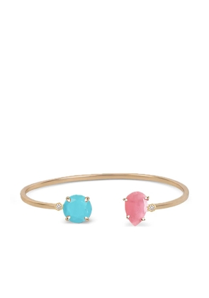 ATELIER MON chalcedony moonstone bracelet - Gold