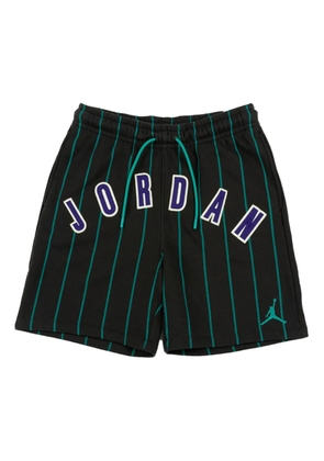 Jordan Brooklyn pinstriped track shorts - Black