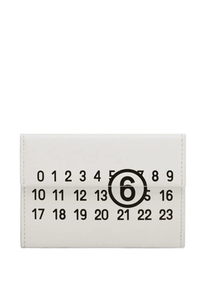 MM6 Maison Margiela Spiga Capsule Numbers wallet - White