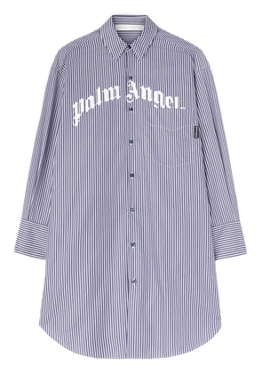 Palm Angels striped midi dress - Blue