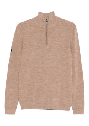 Superdry zip-neck sweater - Neutrals