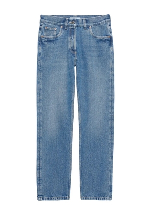 Prada logo-plaque jeans - Blue