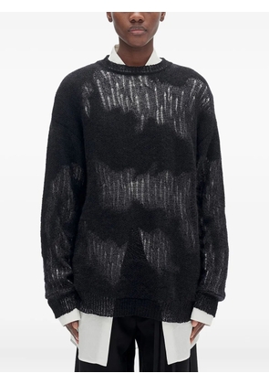 Ann Demeulemeester Lalla brushed sweater - Black