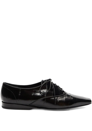 LouLou de Saison Conrad lace-up leather oxford shoes - Black