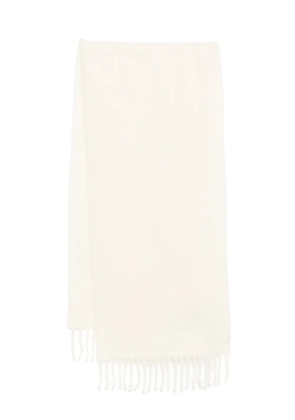 Canada Goose tassel-detail scarf - White