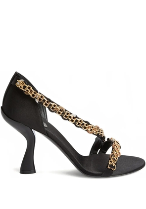 PUCCI chain heeled Emilio sandals - Black