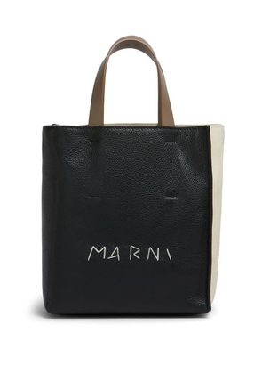 Marni contrasting tote bag - Black