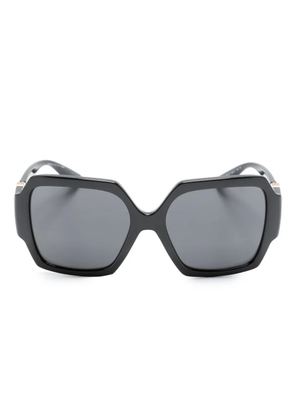 Versace Eyewear Medusa Runaway oversize-frame sunglasses - Black