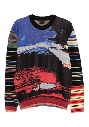 PS Paul Smith striped crew-neck sweater - Brown