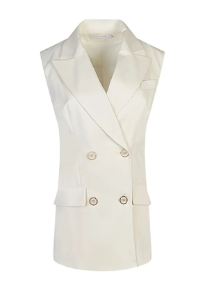 Anne Fontaine Orfevre double-breasted gilet - White
