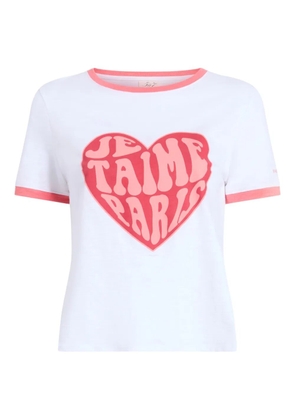 Cinq A Sept heart ringer T-shirt - White