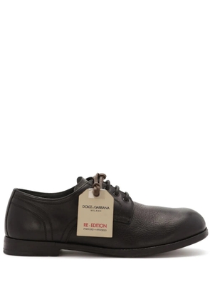 Dolce & Gabbana leather derby shoes - Black
