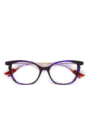 Face À Face rectangle-frame glasses - Purple