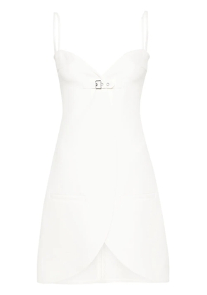 Courrèges Ellipse tailored mini dress - White