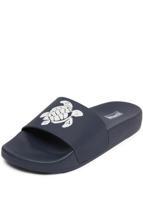 Vilebrequin Turtle-print flip flops - Blue
